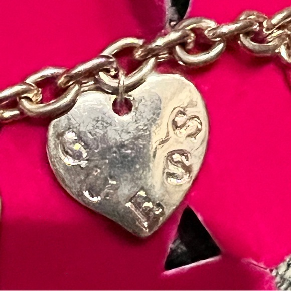 Final Markdown- Guess Gold Bling G Cross Rhinestone Choker Charm Chain - Picture 7 of 16